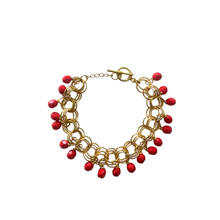 Load image into Gallery viewer, The Donna Bracelet in Opaque Red
