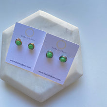 Load image into Gallery viewer, The Morgan Earrings in Opaque Green
