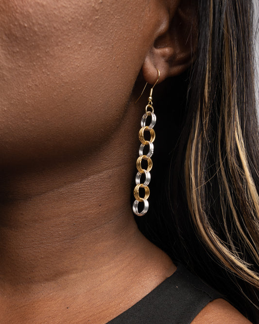 Kiere Two-Tone Earrings