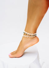 Load image into Gallery viewer, The Eboné Anklet in Blue-Green
