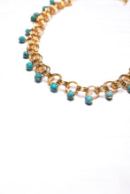 Load image into Gallery viewer, The Eboné Anklet in Turquoise
