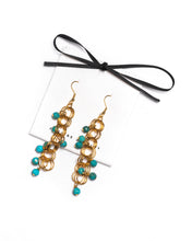 Load image into Gallery viewer, The Renee Earrings in Turquoise

