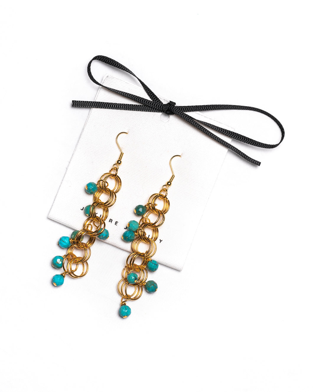 The Renee Earrings in Turquoise