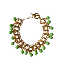 Load image into Gallery viewer, The Donna Bracelet in Opaque Green
