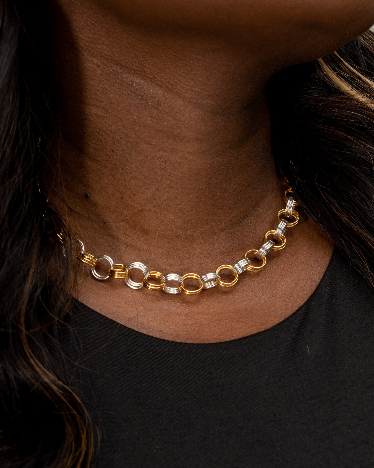 Christina Two-Tone Choker