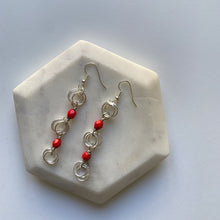 Load image into Gallery viewer, The Kiere Earrings in Opaque Red
