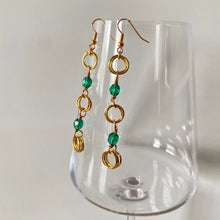 Load image into Gallery viewer, The Kiere Earrings in Teal
