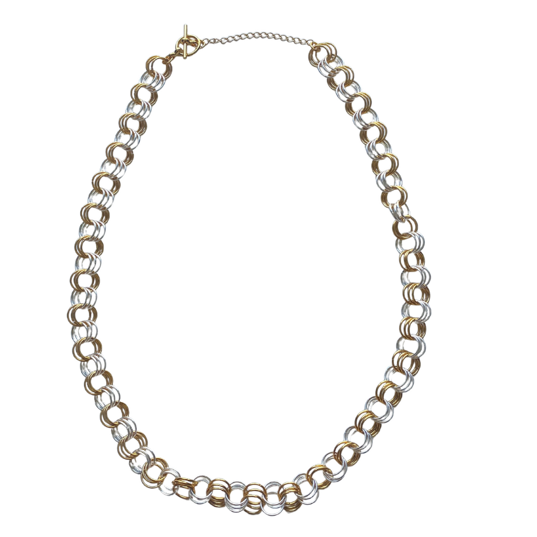 The Kyna Two-Tone Necklace